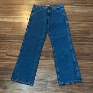 Blue Mountain Mens Blue Full Length Mid-Rise Straight‎ Leg Jeans Size 30/32